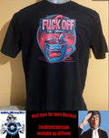 Cool Retro Funny Coffee Shirt - F**K OFF I'm CAFFEINATED