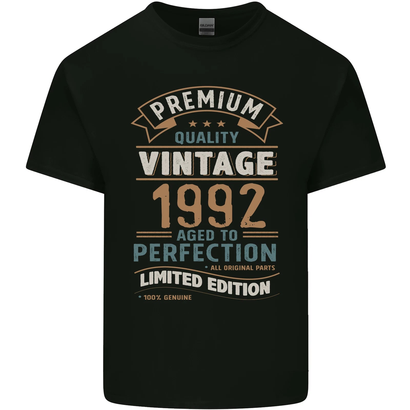 Premium Vintage 34th Birthday 1992 Mens Light Cotton T-Shirt