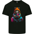 A Gaming Cat Cool Gamer Video Games Mens Light Cotton T-Shirt