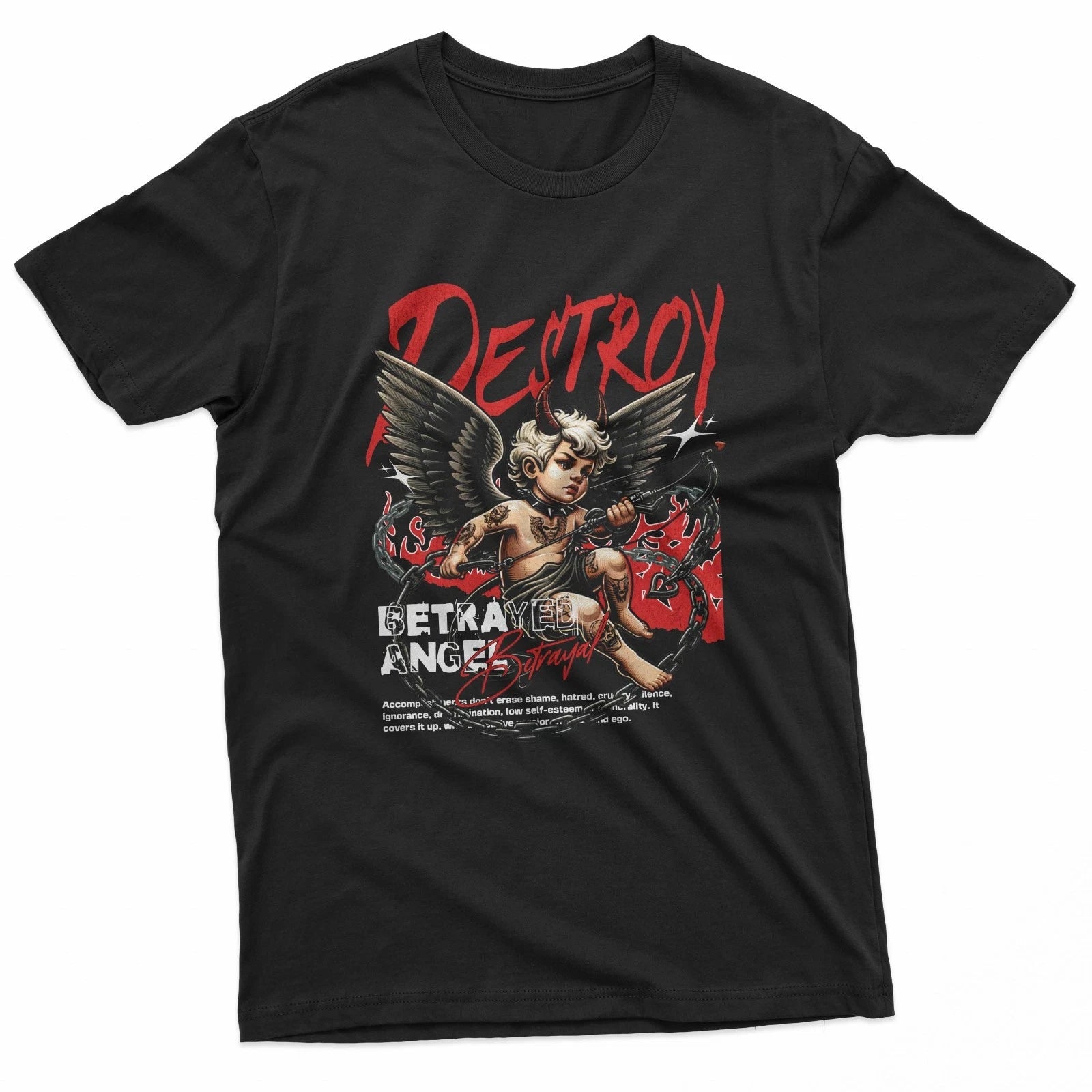 Angel Gothic Cupid Streetwear T-Shirt