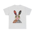 Playful Rabbit Graphic Tee, Fun Unisex Cotton T-Shirt, Cute Bunny Animal Design