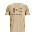 Under Armour 1370811 Men's UA Freedom Logo T-Shirt, Sand/Federal Tan, Medium