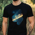 Mens Light Up Animal Print Cotton T-Shirt Size XS to 5XL
