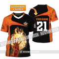 Unisex Shirt - Custom Text Basketball Shirt HS1381