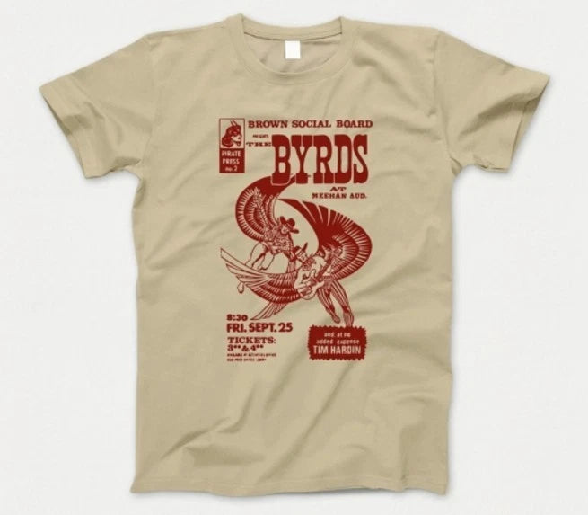 The Byrds Poster T Shirt 60s Folk Rock Music Buffalo Springfield Tim Hardin G088