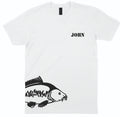 Personalised Carp Fishing T Shirt Custom Name Angler Gift Men