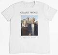 Grant Wood American Gothic T shirt - Regionalism - Modern Art - Hopper