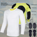 Men Motorcycle Bikers T-Shirt Jacket lined with Kevlar CE Armours