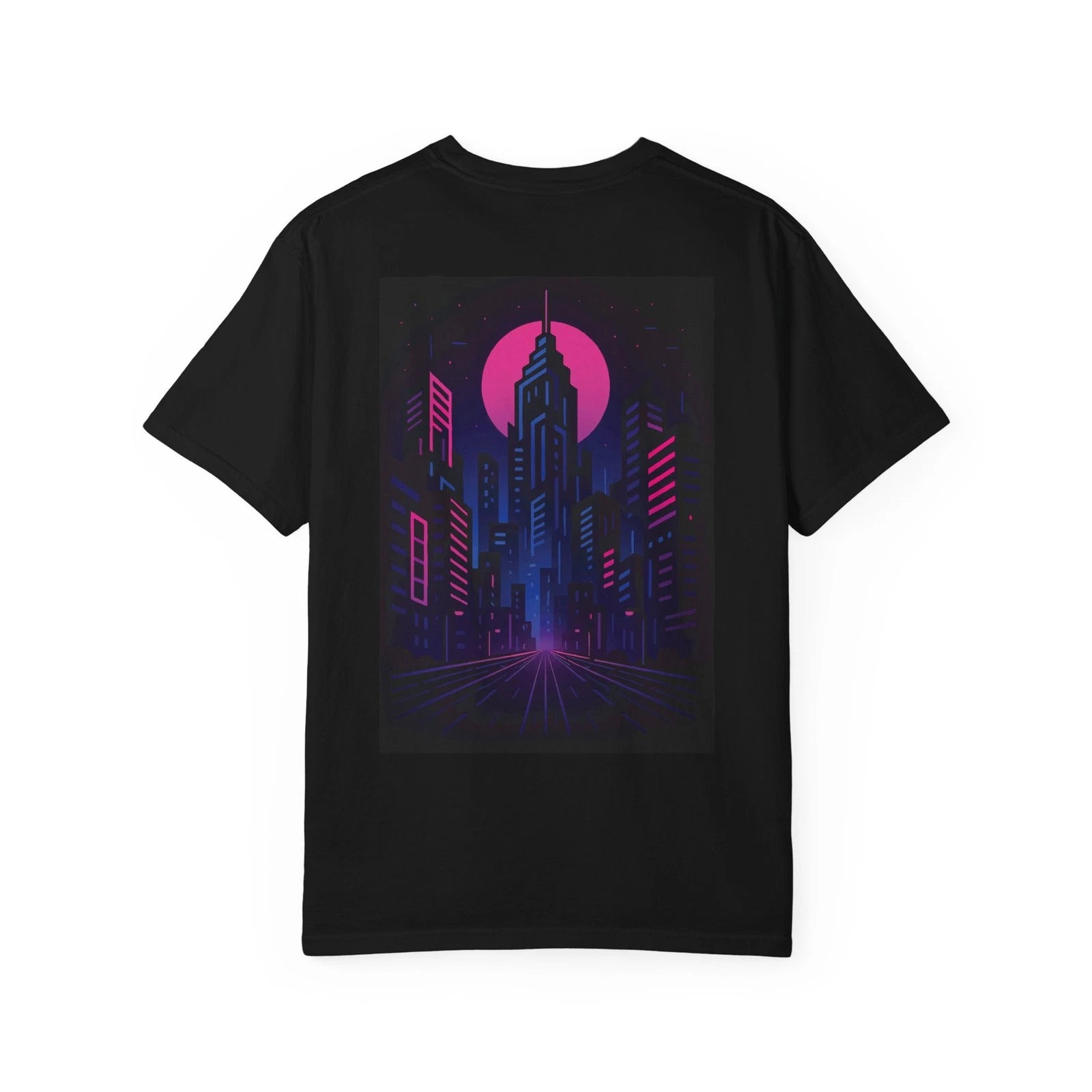 Urban Vibes Garment-Dyed T-shirt, Graphic Tee, Streetwear, Festival