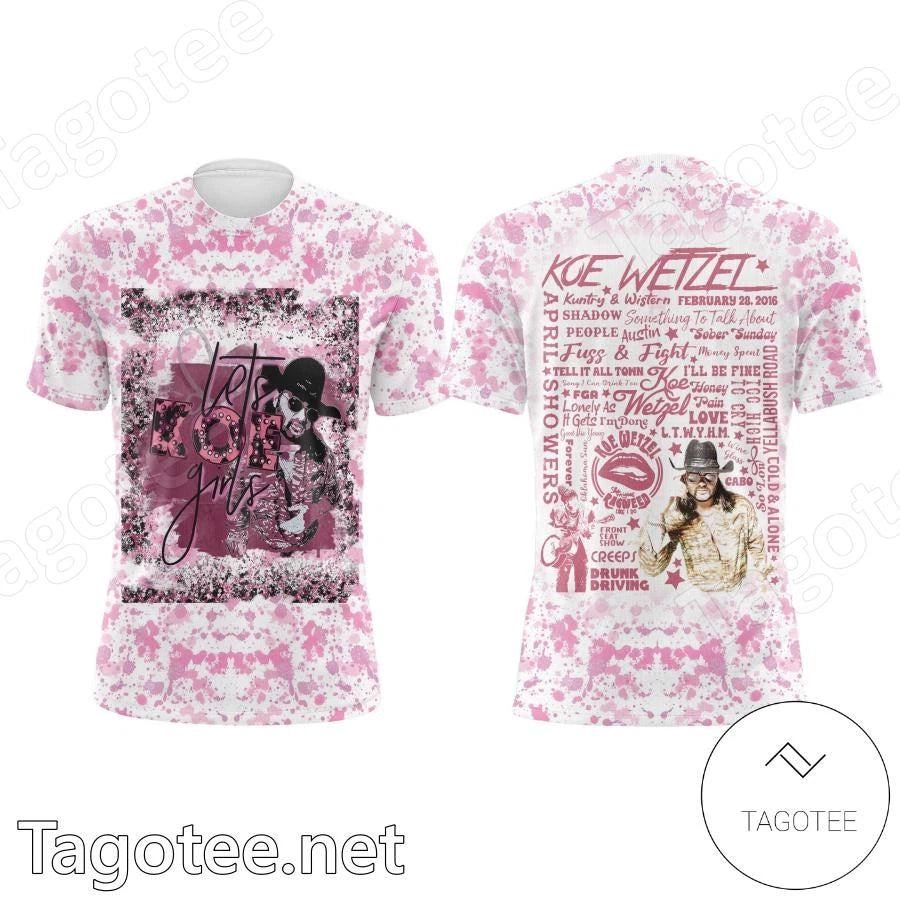 Koe Wetzel Let’s Koe Girls All Over Print 3D Shirt S-5XL Men's Tee Shirt TT934