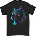 A Fantasy Cat With Cool Colours 3 Mens T-Shirt 100% Cotton