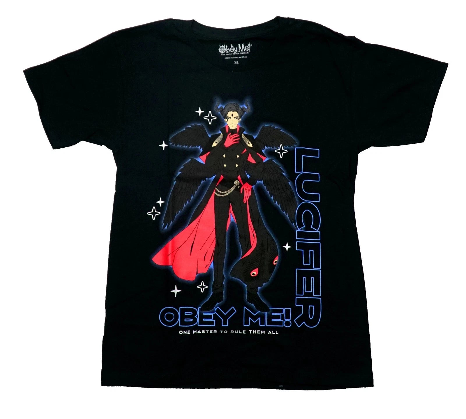 Obey Me New Adult T-Shirt - Lucifer One Master To Rule Them All