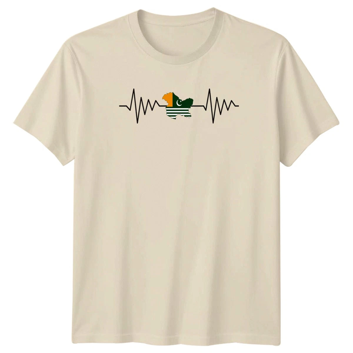Azad Kashmir Heartbeat Lifeline T-Shirt Azad Kashmir Heritage Gift For Him