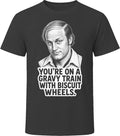 Roy Munson Gravy Train with Biscuit Wheels Funny 90s Comedy T Shirt