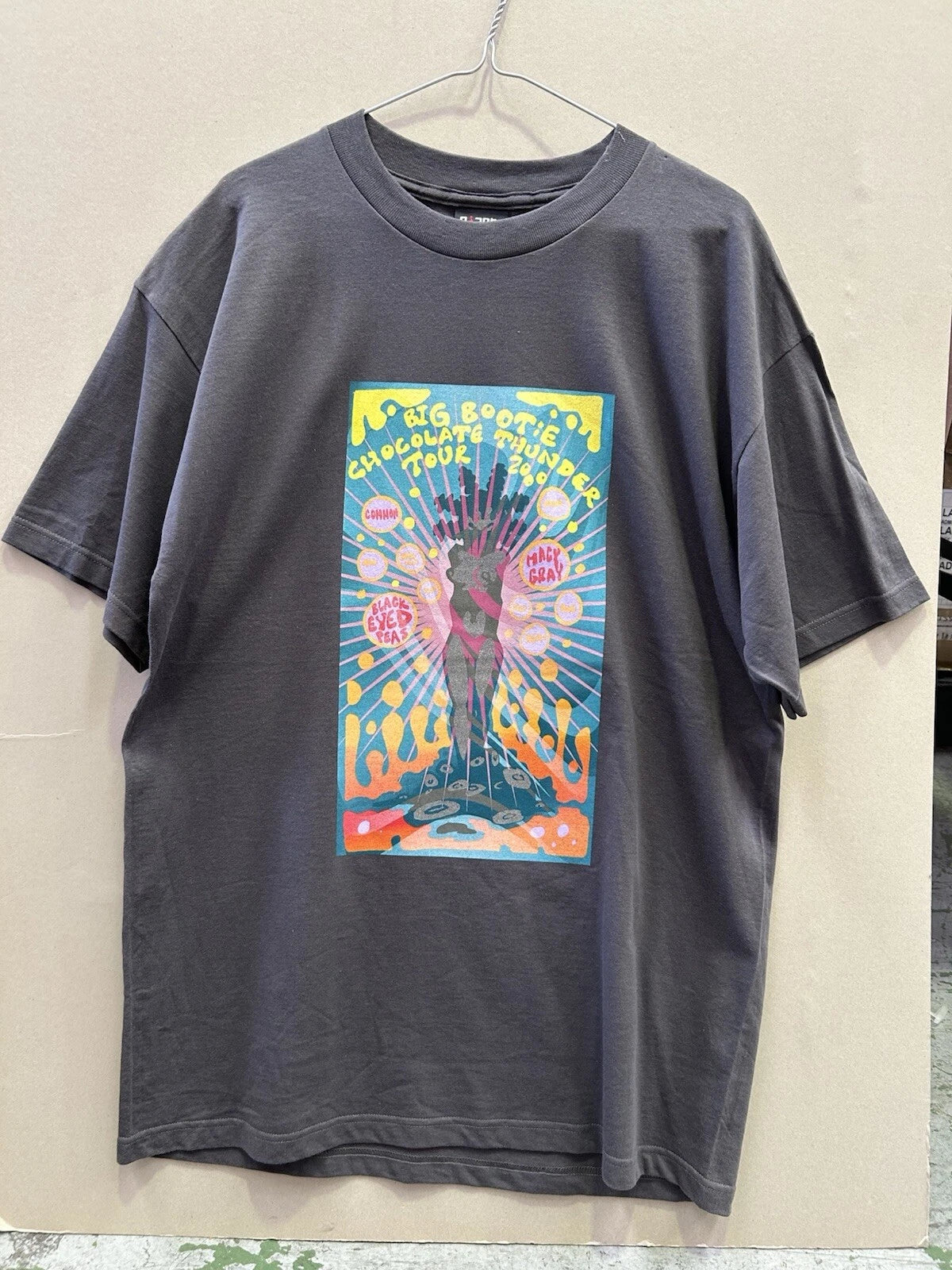 Macy Gray Concert Tour 2000 Giant Tag Vintage Tshirt Common Black Eyed Peas
