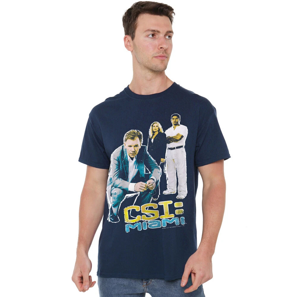 Csi Miami Perspective T-Shirt S-2XL, Navy