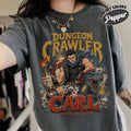 Comfort Colors Dungeon Crawler Carl Shirt, Princess Donut And Mongo Graphic Tee