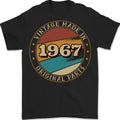 59th Birthday Vintage Made In 1967 Mens T-Shirt 100% Cotton