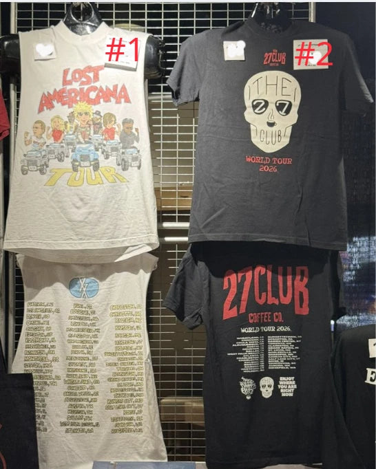 Machine Gun Kelly Shirt MGK Lost Americana 27 Club Tour Reprint