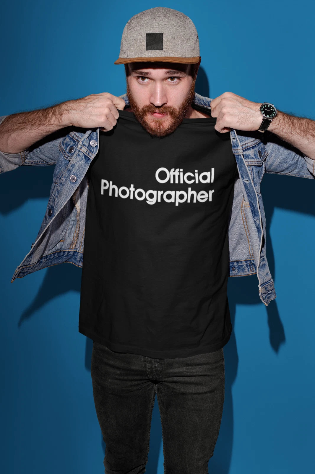 Official Photographer Tshirt Wedding Event Birthday Photography Uniform Business
