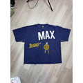 Max Trust None Stay True Mens 3XL Navy Blue Graphic T-Shirt Streetwear Tee