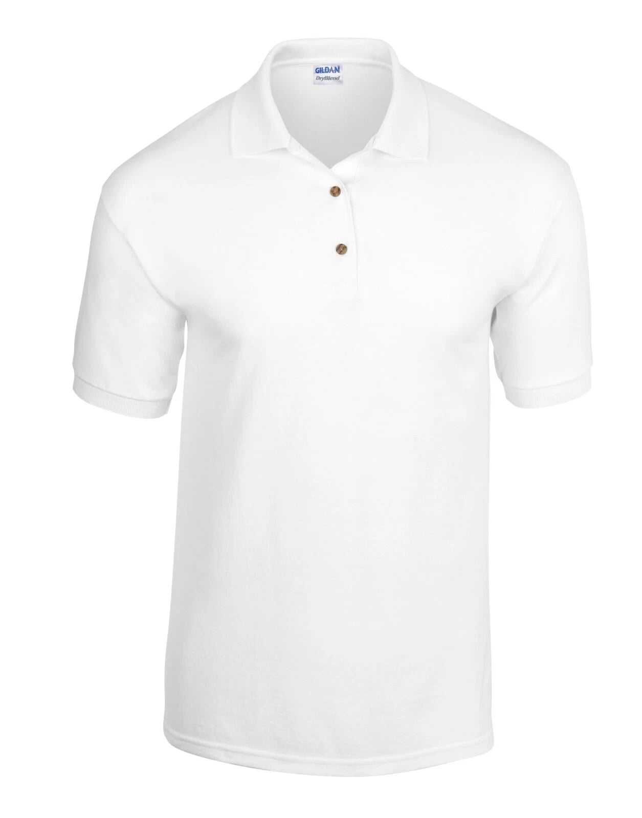 Custom Embroidered Polo Shirt Gildan Dryblend Personalised Text Workwear