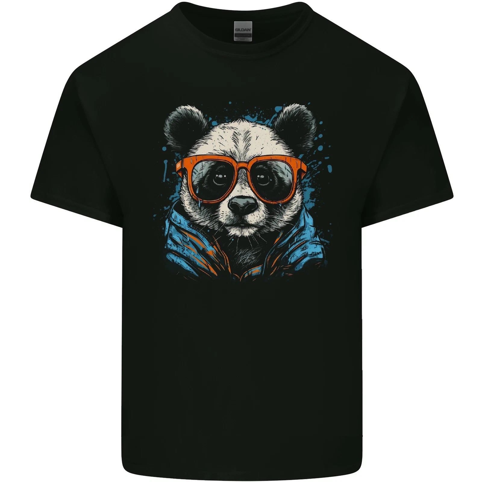 A Cool Panda Wearing Glasses Mens Light Cotton T-Shirt