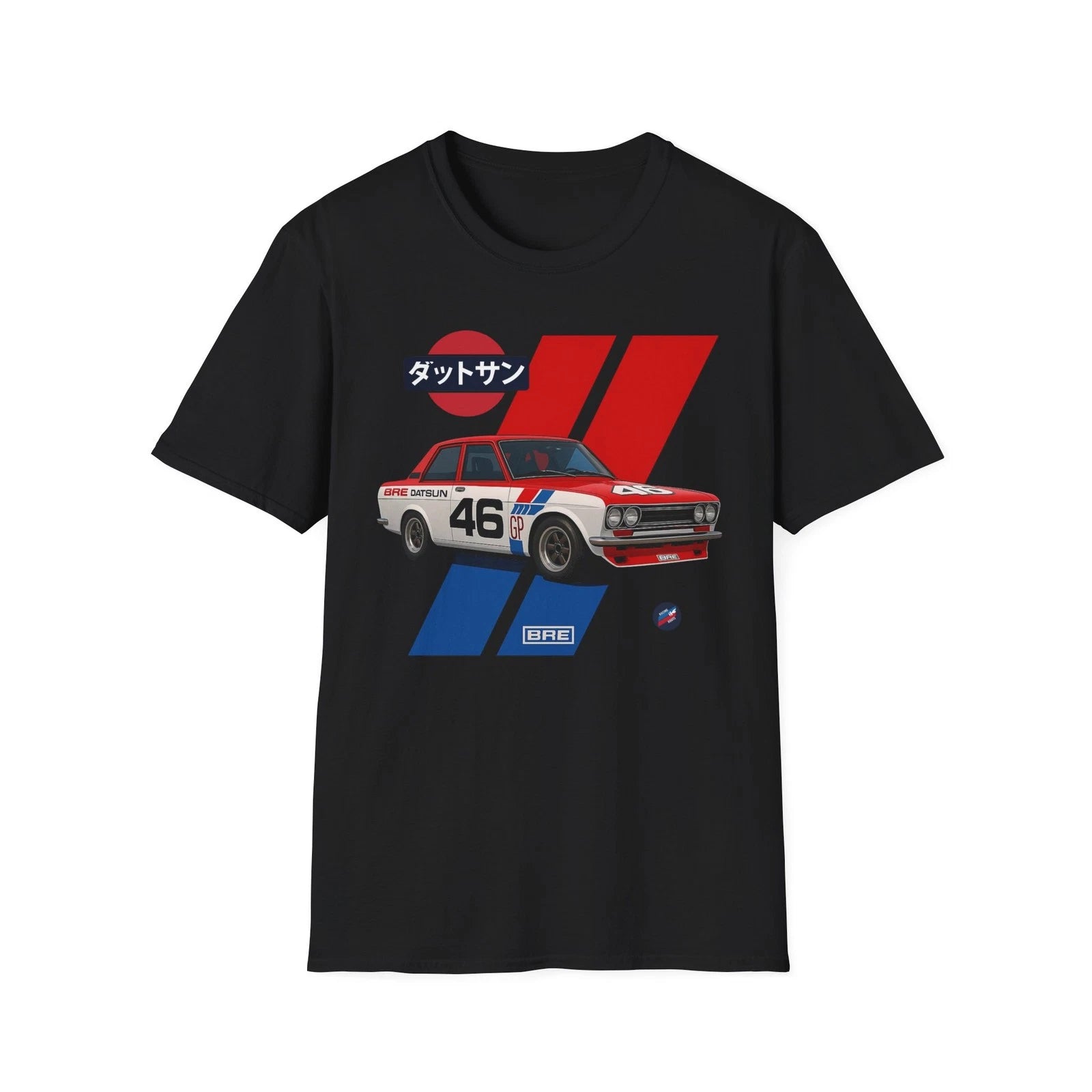 BRE Datsun 510 Shirt – Vintage JDM Racing Tee with #46 Livery Design