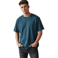 No Boundaries Mens T Shirts Cotton Oversize Drop Shoulder Comfy Summer Solid Top