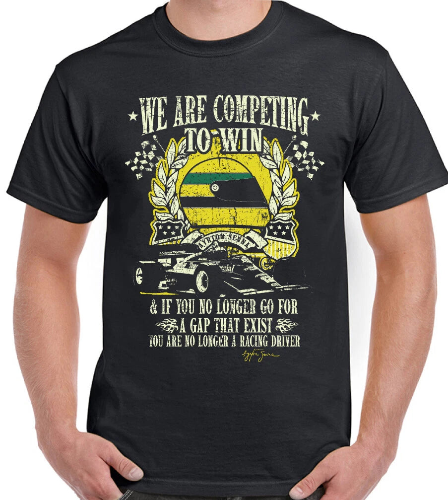 Senna Quote T-Shirt Formula 1 Motorsport