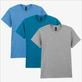 Gildan Heavy Cotton T-Shirt 3 Pack | Mens Heather Antique Vintage Mix