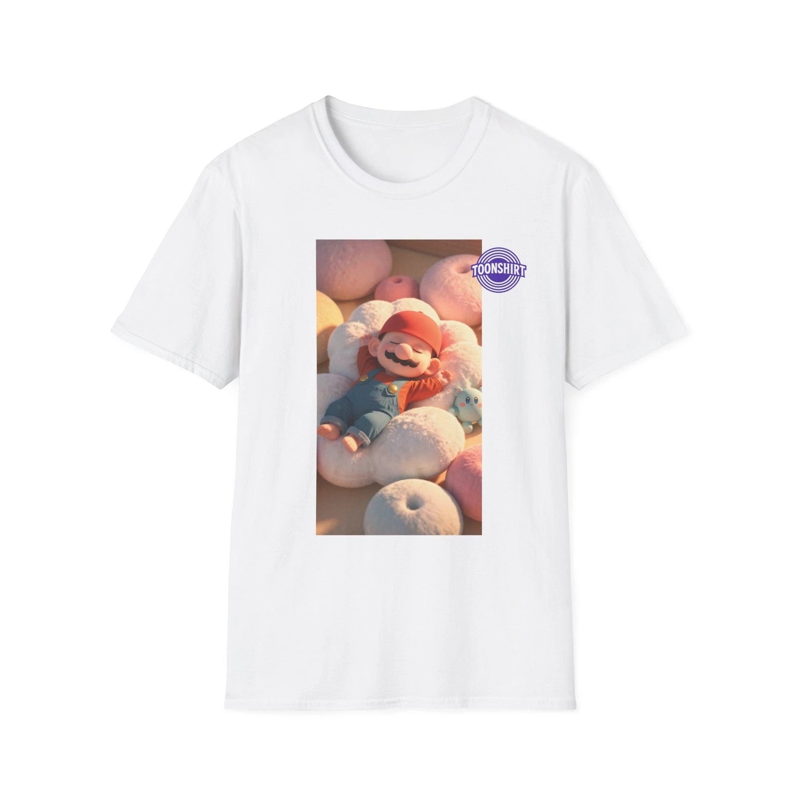 Adorable Nap Time Cartoon Graphic Tee