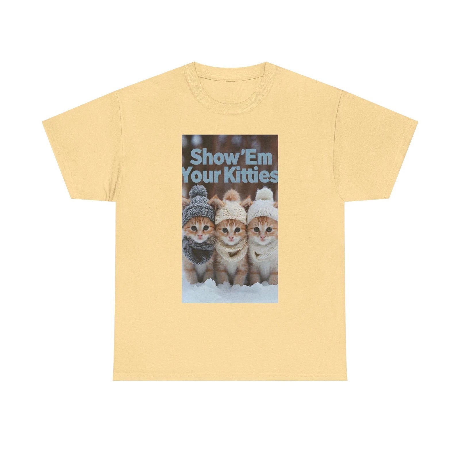 Cute Cat Graphic Tee - Show 'Em Your Kitties Funny Pet Shirt for Cat Lovers Pets