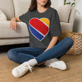 Southwest Airlines Heart Logo T-shirt, SWA Tee