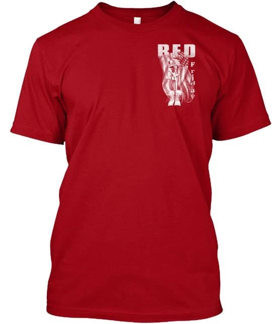 Red Friday T-Shirt Made in the USA Size S to 5XL