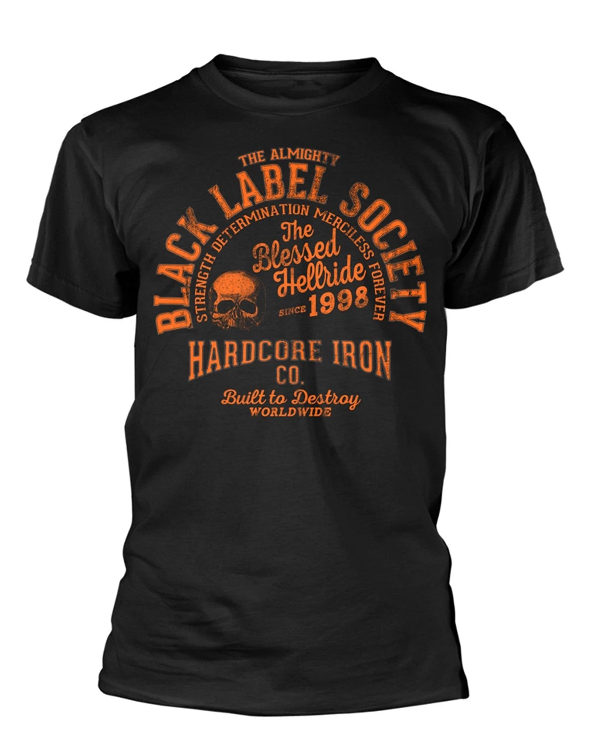 Black Label Society Zakk Wylde Orange Print Official Unisex T-Shirt