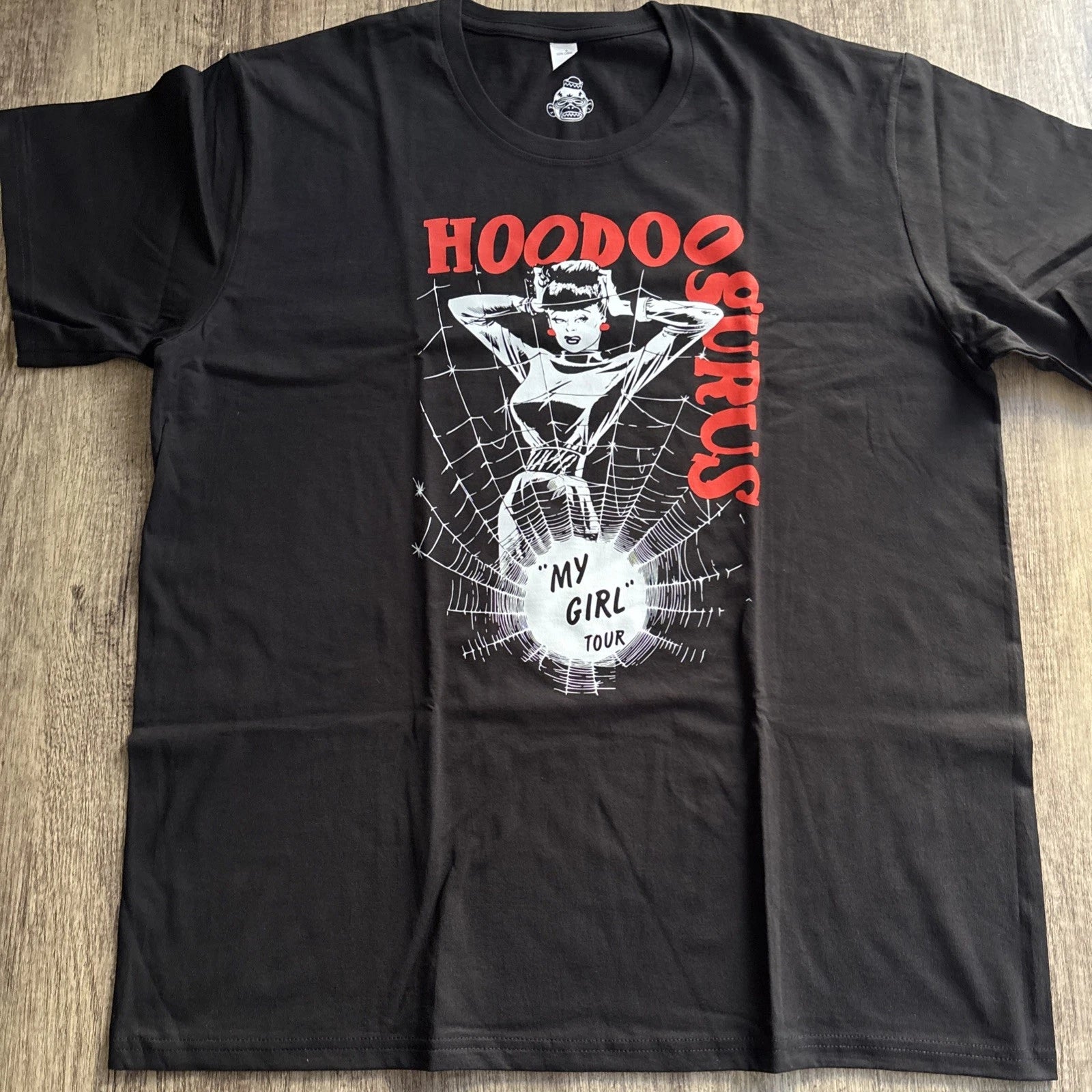 TEE: HOODOO GURUS My Girl  (XL Black Tshirt 100% Cotton) NEW FREE POST