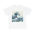 Unisex Adult T Shirt Classic Japanese Wave Art with Geometric Styling NEW Cool