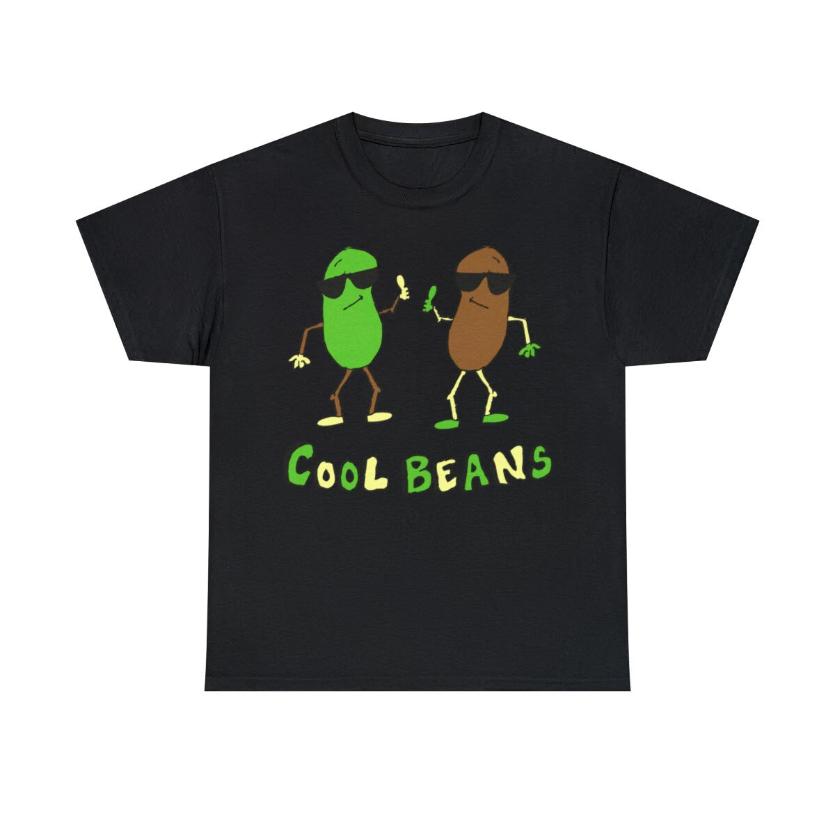 Retro Cool Beans Graphic T-Shirt, Sizes S-5XL