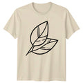 Simple Botanical Leaf Design T-Shirt Botanical Leaf Nature Birthday Gift