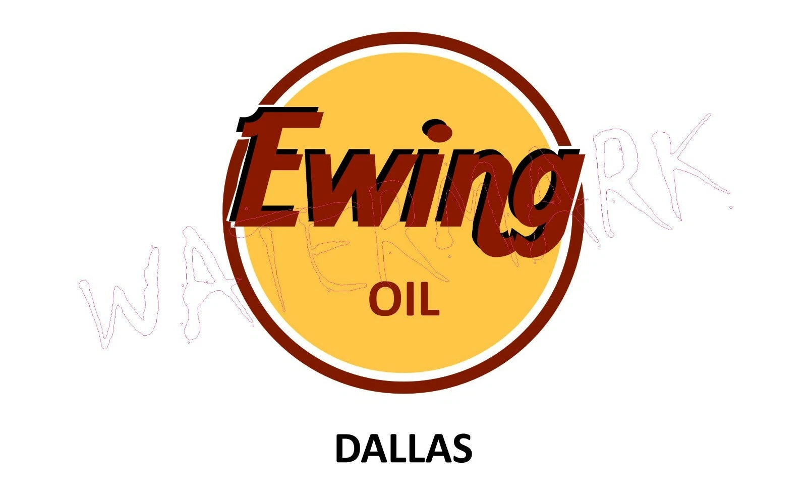 Dallas: Ewing Oil Larry Hagman Patrick Duffy Texas Parody T-Shirt