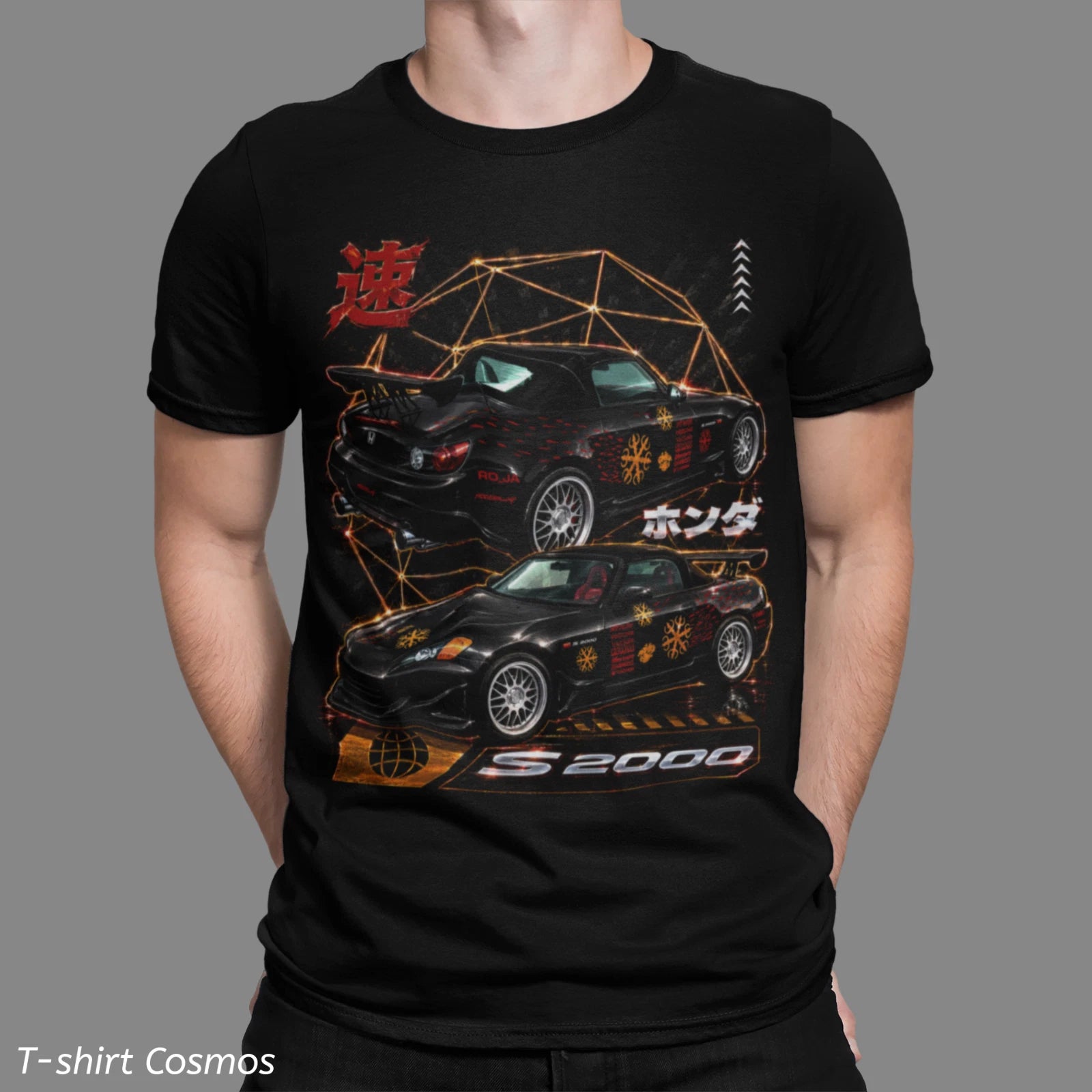 JDM Japanese Honda S2000 T-shirt Fast & Furios  Street Racing Drifting style