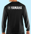 Long Sleeve T-Shirt, Motor Sports, Motorcycle, Racing, Yamaha F/B Cotton Black