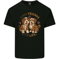 Furry Friends For Life Two Cute Dog Mens Light Cotton T-Shirt