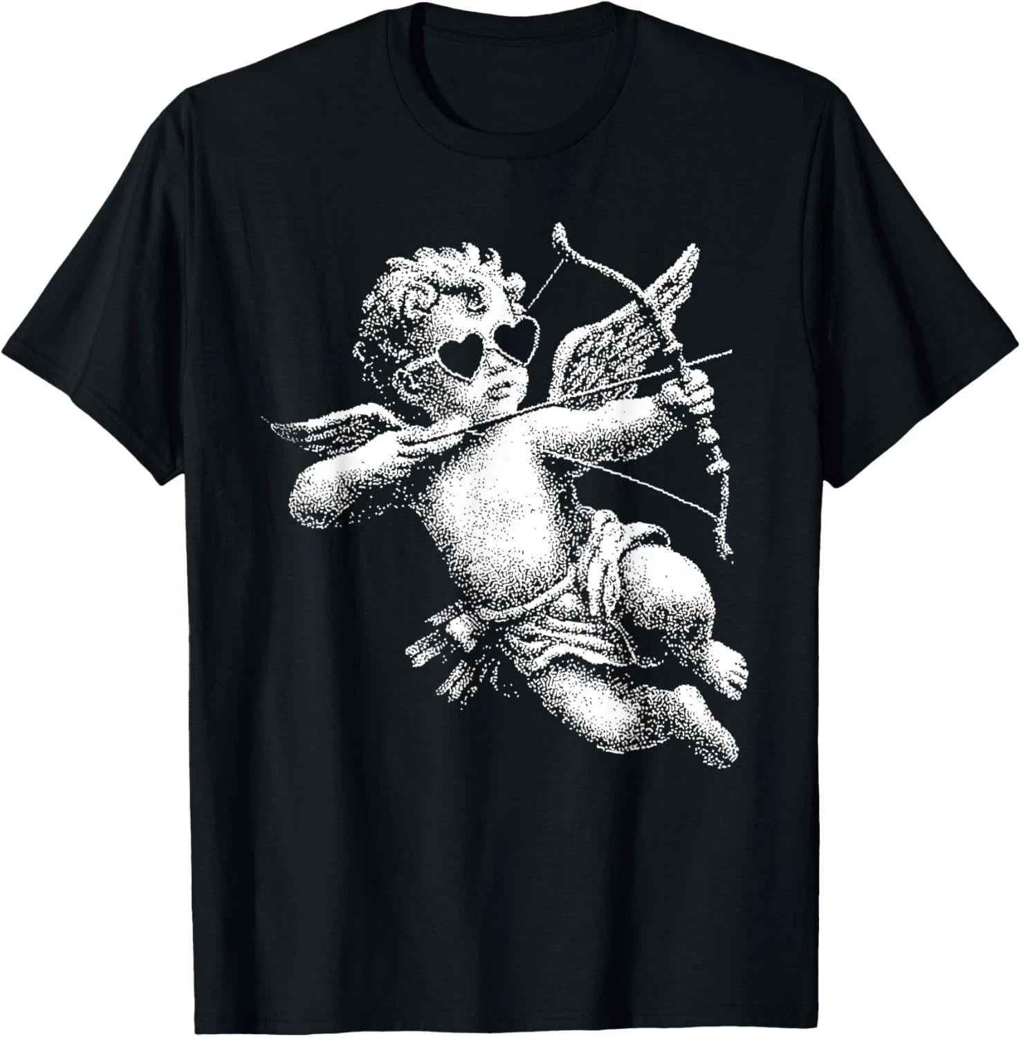 Cherub Angel Cupid Vintage Aesthetic Valentines Day T-Shirt unisex T-Shirt