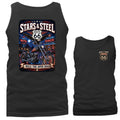 Stars & Steel Route 66 Biker American Flag USA Patriotic Chopper Tank Top