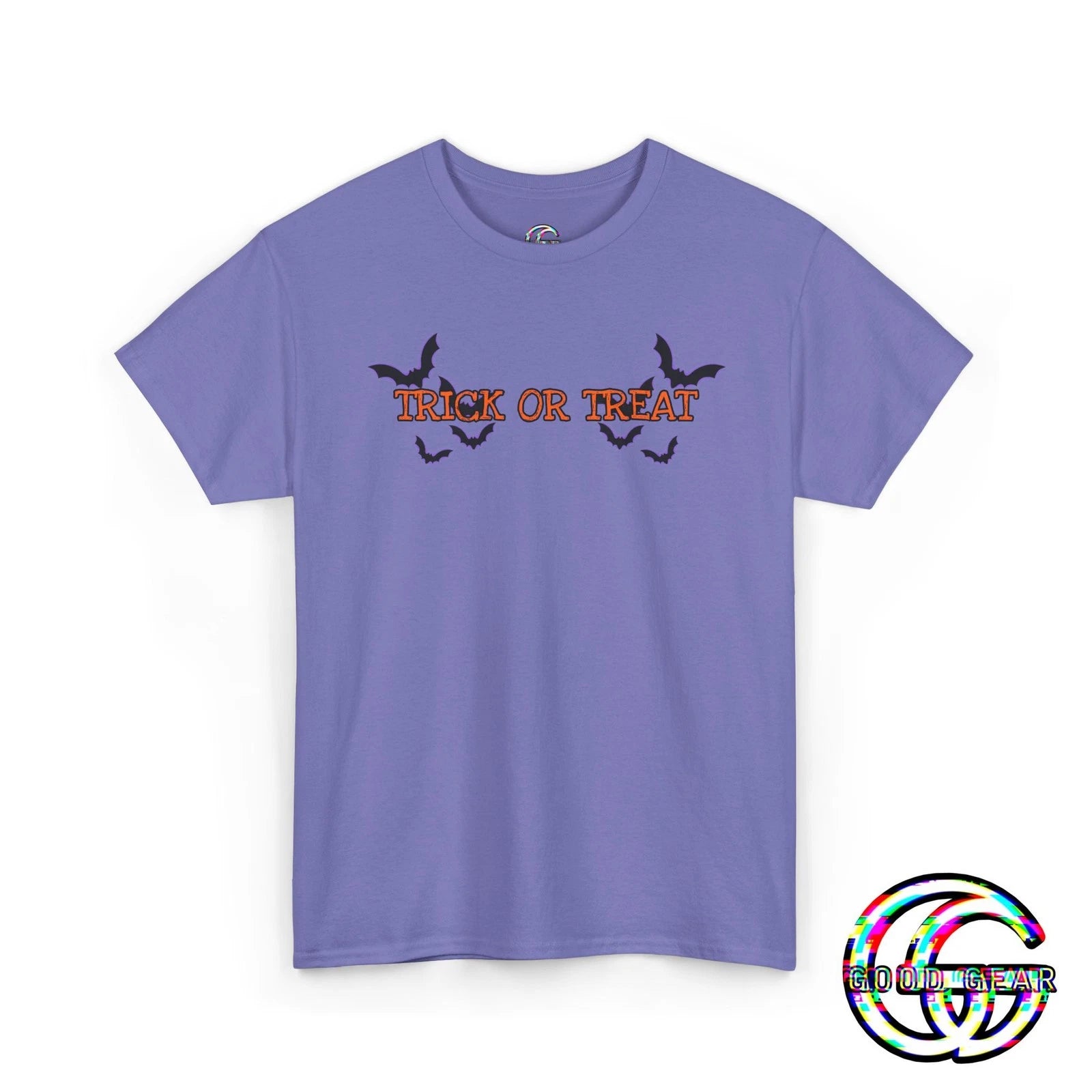 Trick or Treat T-Shirt For Men & Women, Simple Halloween Shirt, Spooky Bats Tee