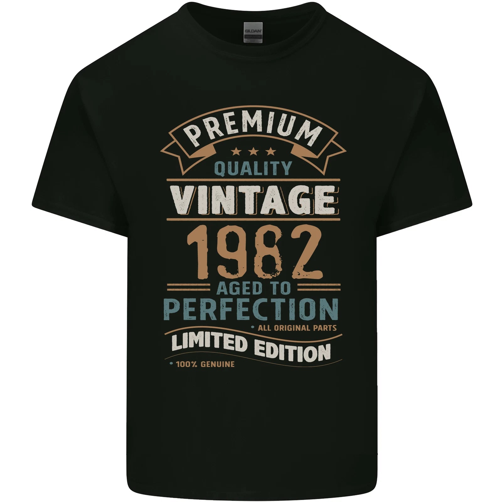 Premium Vintage 44th Birthday 1982 Mens Light Cotton T-Shirt