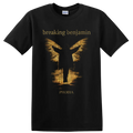 Breaking Benjamin Phobia T Shirt Golden Angel Wings Rock Music Graphic Art Tee