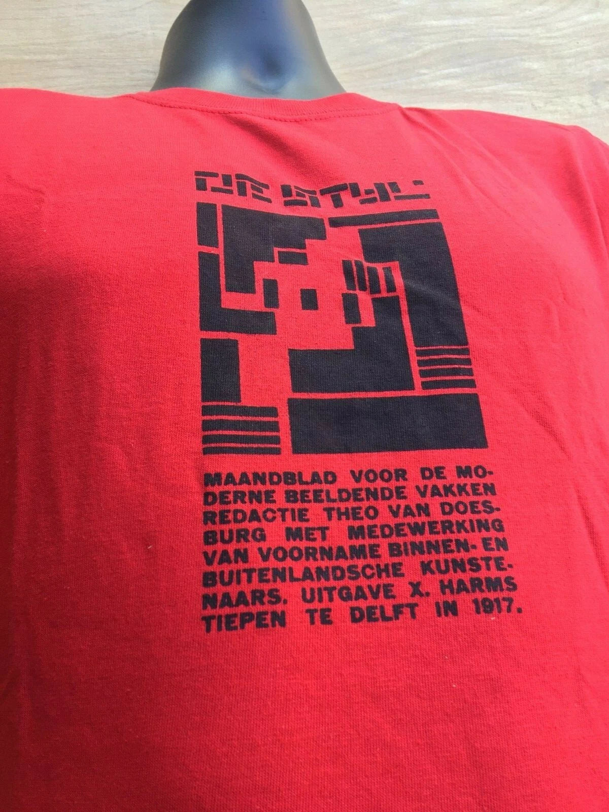 DE STIJL PIET MONDRIAN GERRIT RIETVELD T SHIRT bauhaus mid century modern